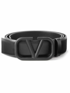 Valentino Garavani - VLogo 3cm Leather Belt - Black