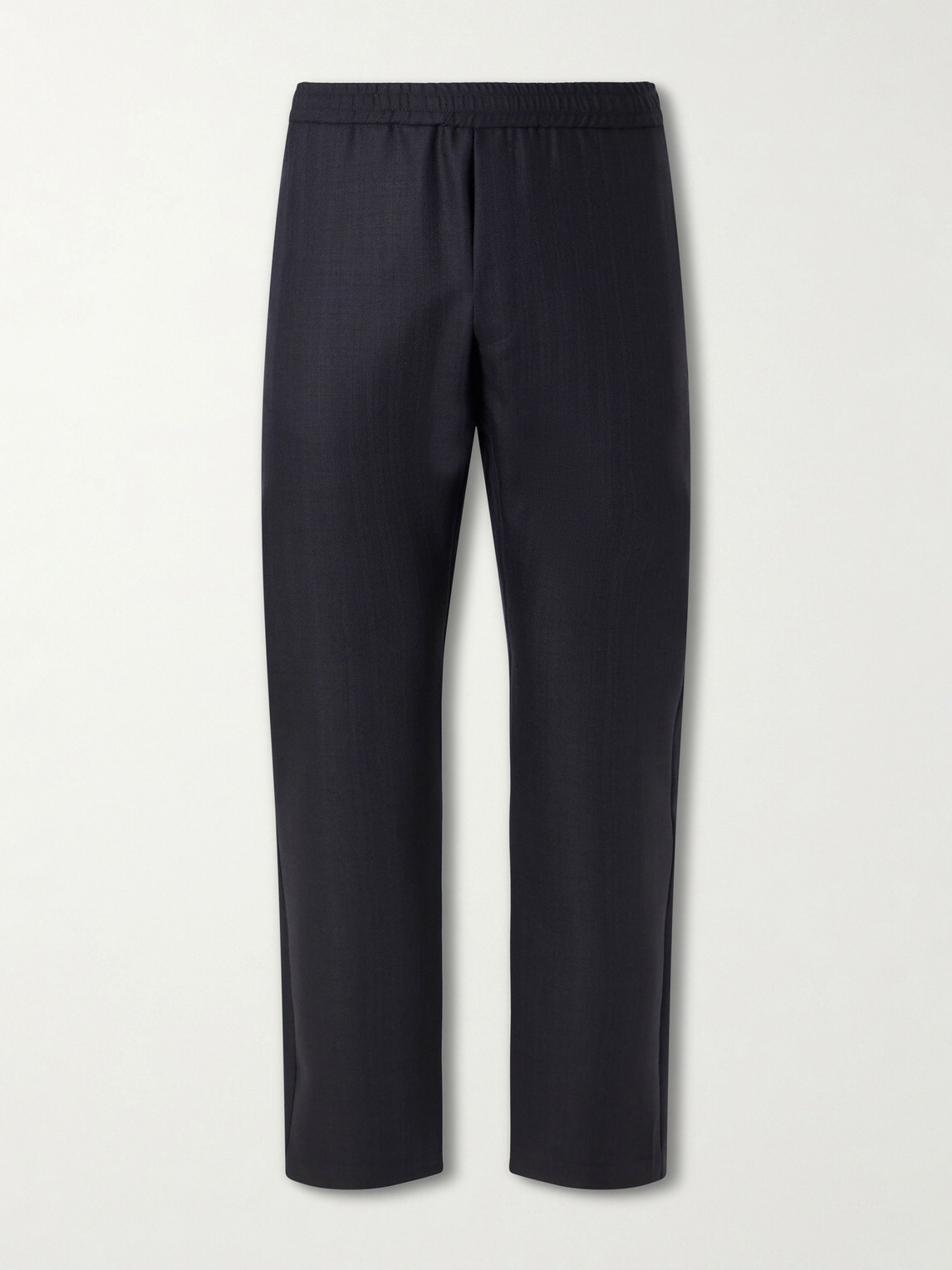 Barena - Straight-Leg Herringbone Virgin Wool Trousers - Blue
