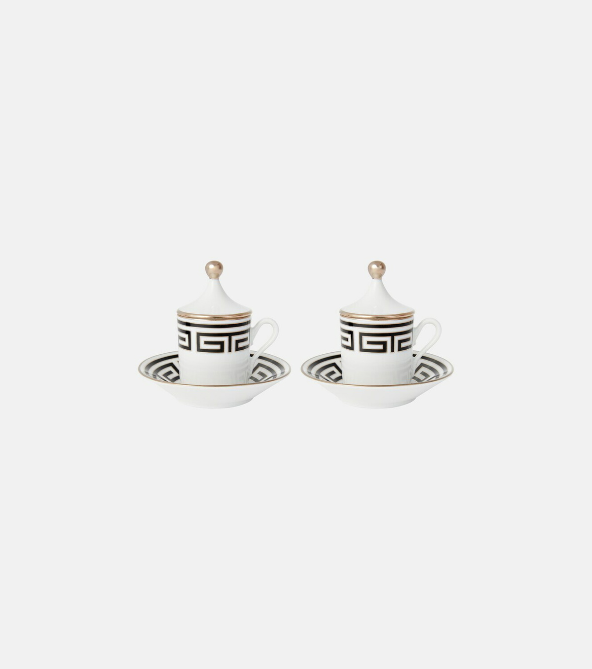 Ginori 1735 Labirinto Tête à Tête' set of two coffee cups and saucers