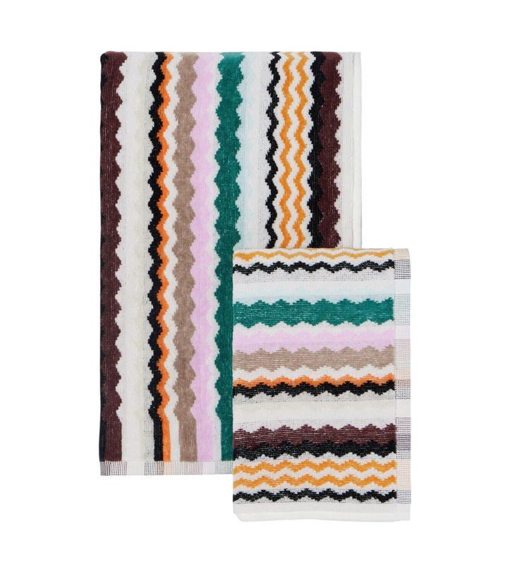 Photo: Missoni Aura Zigzag set of 2 cotton towels