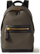 TOM FORD - Full-Grain Leather Backpack
