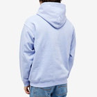 Dime Men's Classic Small Logo Hoodie in Light Indigo