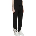 Marcelo Burlon County of Milan Black and White Wings Track Pants