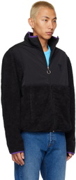 AMI Paris Black Ami De Coeur Jacket