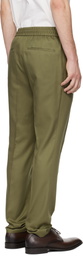 Hugo Khaki Slim-Fit Trousers