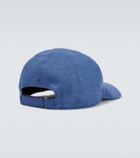 Loro Piana My Baseball logo denim baseball cap