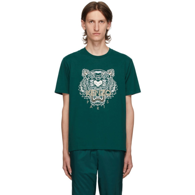 vergeven Drama Classificeren Kenzo Green Tiger T-Shirt Kenzo