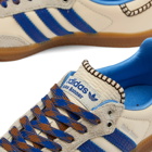 Adidas X Wales Bonner Samba Sneakers in Cream/Blue