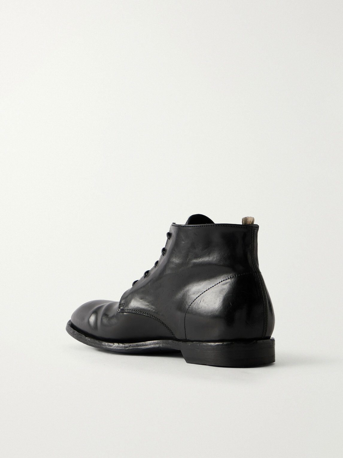 Officine Creative - Sound 013 Leather Lace-Up Boots - Black