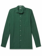 Massimo Alba - Cotton and Cashmere-Blend Voile Shirt - Green