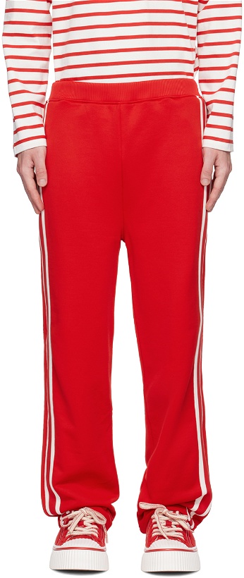Photo: AMI Paris Red Striped Sweatpants