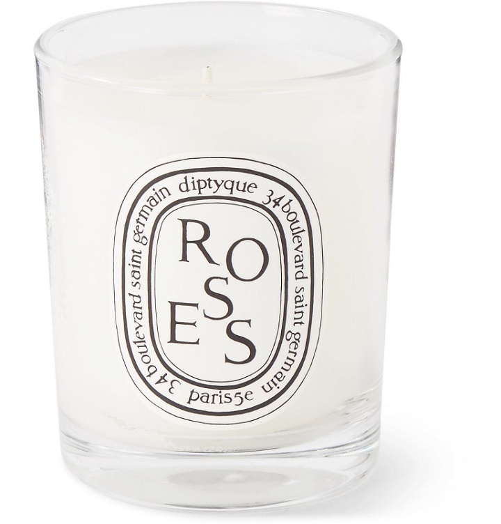 Photo: Diptyque - Roses Scented Candle, 70g - Colorless