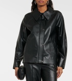 Max Mara Nepal faux leather jacket