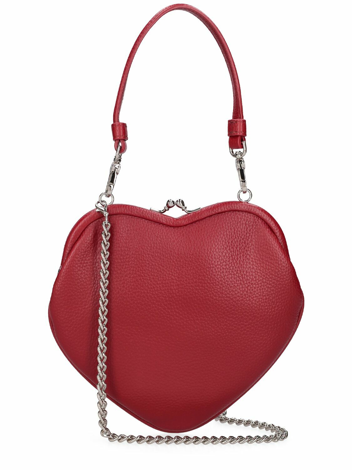 VIVIENNE WESTWOOD - Belle Heart Frame Faux Leather Bag