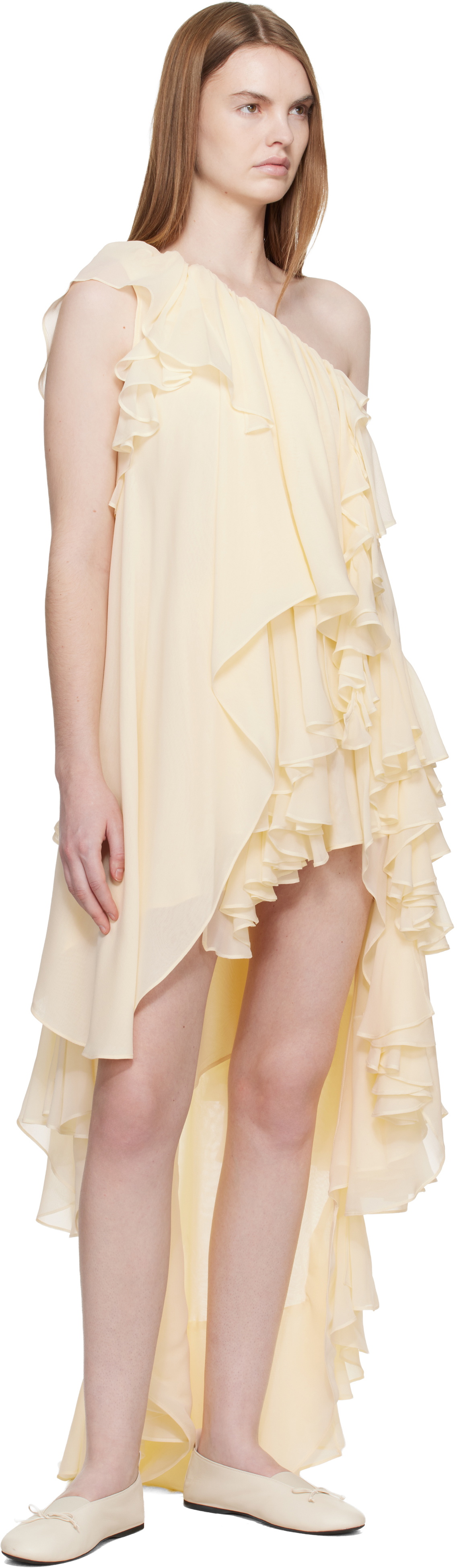 Collina Strada Yellow Violet Minidress