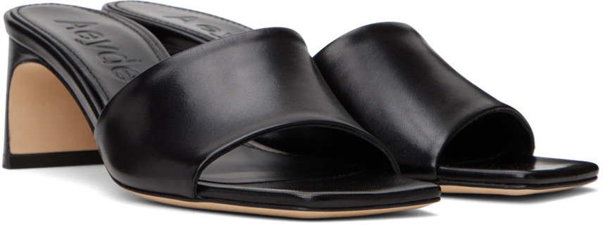 【関税込み】Aeyde ブラック Jeanie ヒールサンダル Aeyde Black Jeanie Heeled Sandals Aeyde