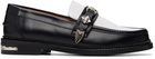Toga Virilis SSENSE Exclusive Black & White Metal Loafers