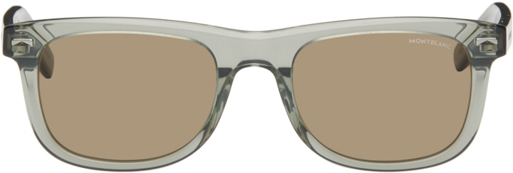 Photo: Montblanc Gray Square Sunglasses