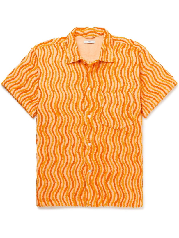 Photo: BODE - Chenille Cotton Shirt - Orange