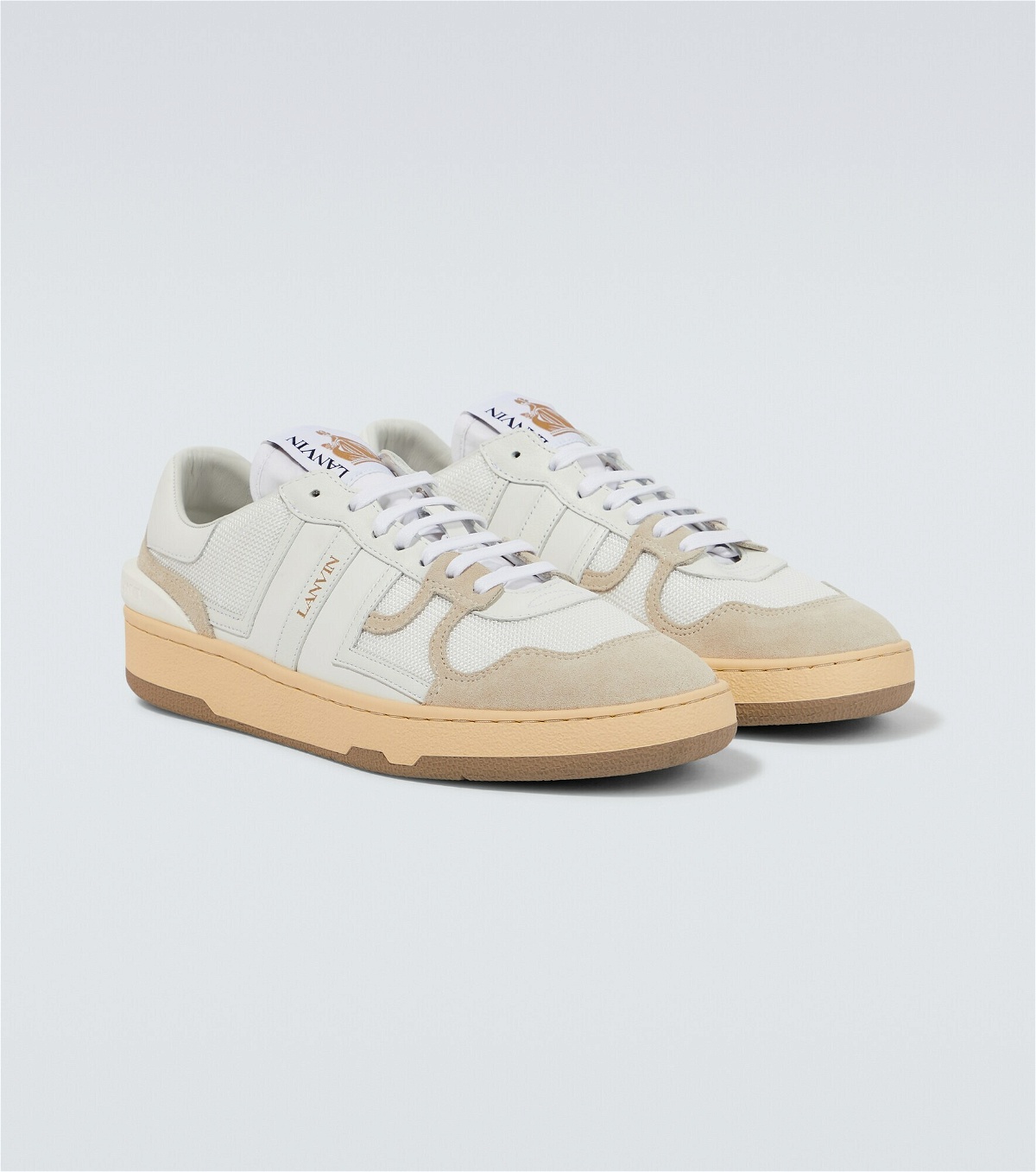 Lanvin - Clay leather low-top sneakers Lanvin