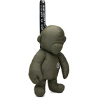 AAPE by A Bathing Ape Khaki 'AAPER' Moonface Logo Bag