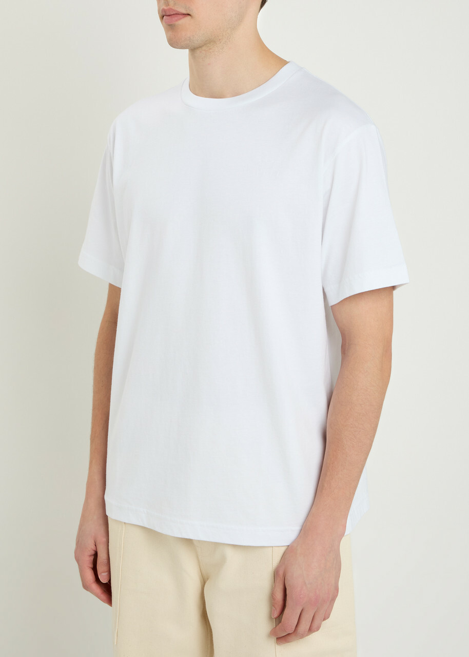 Kenzo Boke Flower 2.0 Appliquéd Cotton T-shirt White