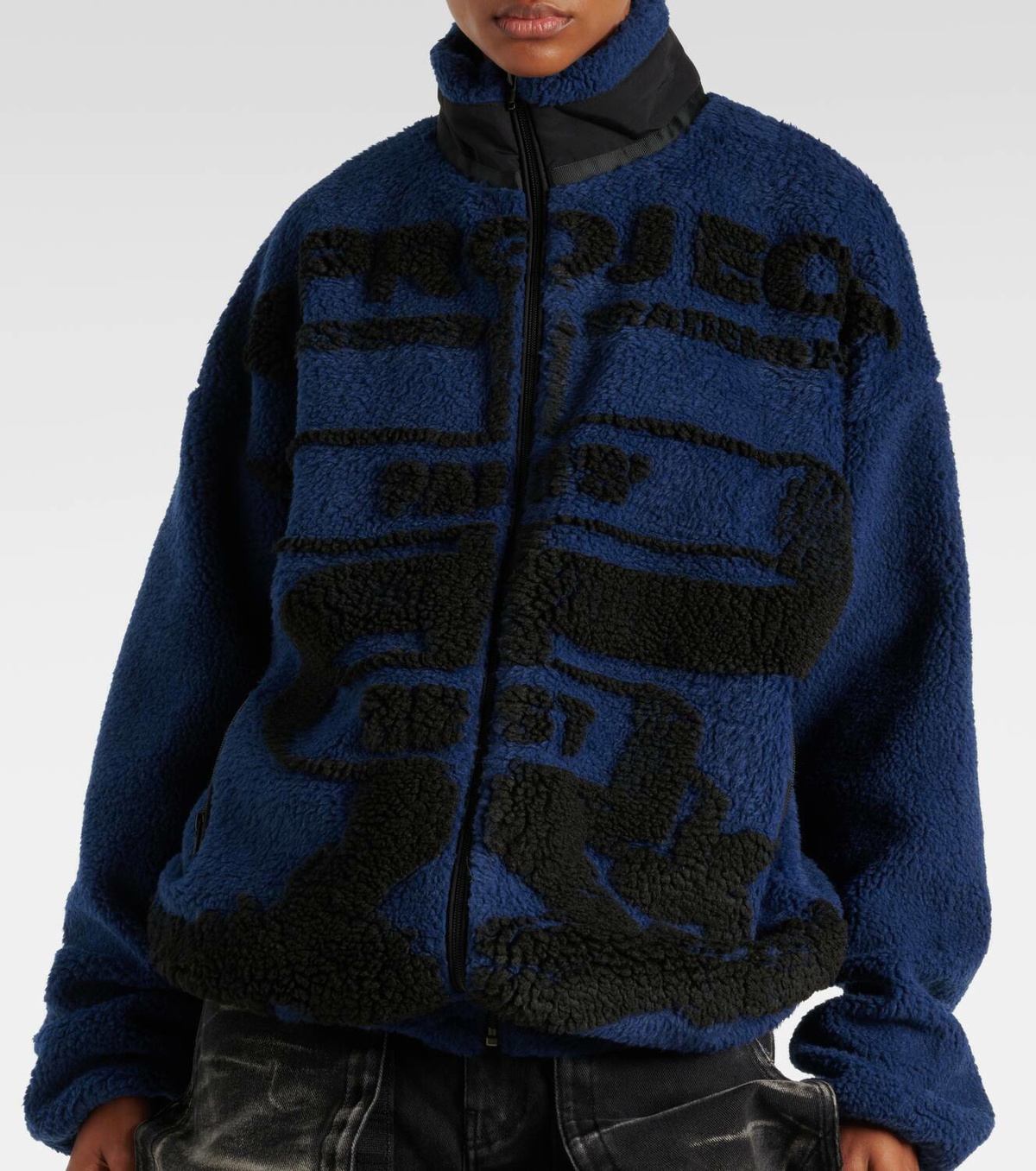 Y/Project Jacquard fleece jacket
