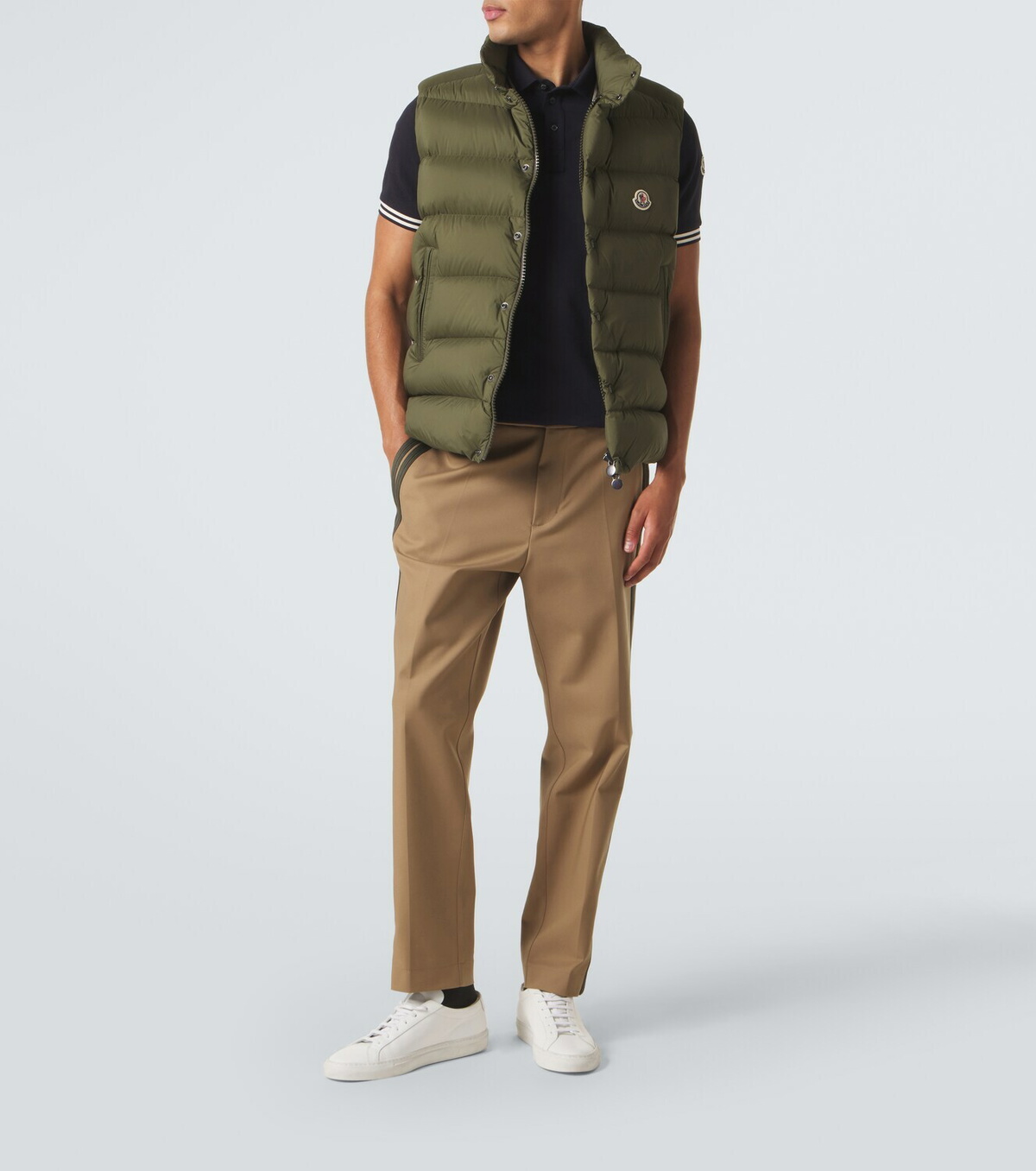 Moncler Cotton piqué polo shirt
