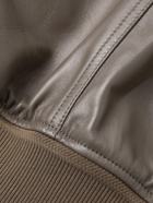 TOM FORD - Leather Blouson Jacket - Green