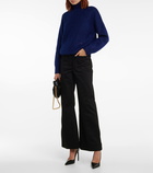 Victoria Beckham - Mockneck wool and mohair-blend sweater