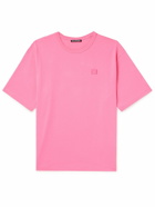 Acne Studios - Exford Logo-Appliquéd Cotton-Jersey T-Shirt - Pink