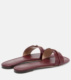 Tom Ford Julianne croc-effect leather slides
