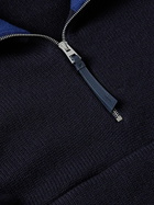 LOEWE - Wool Half-Zip Sweater - Blue
