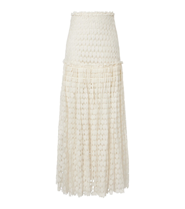 Photo: Ulla Johnson Aris cotton-blend lace maxi skirt