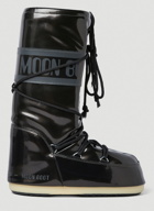 Vinyl Icon Snow Boots in Black