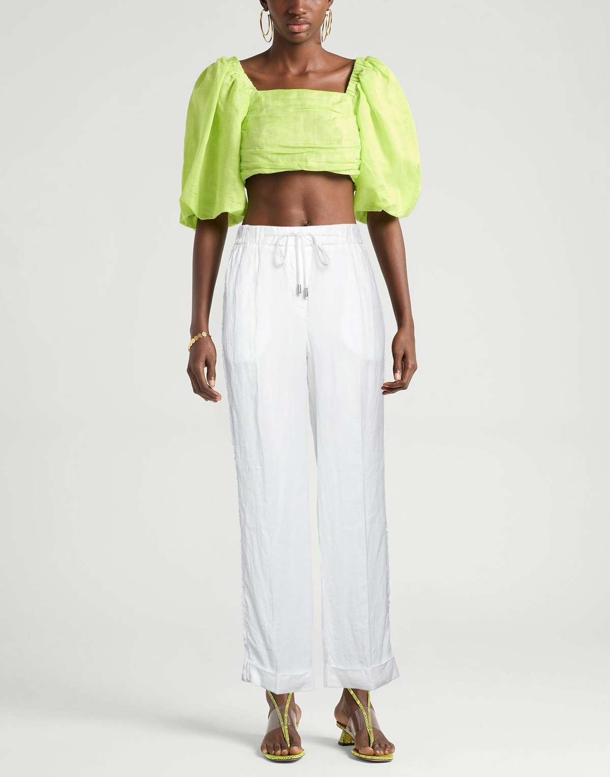 Peserico Womens Pants in White