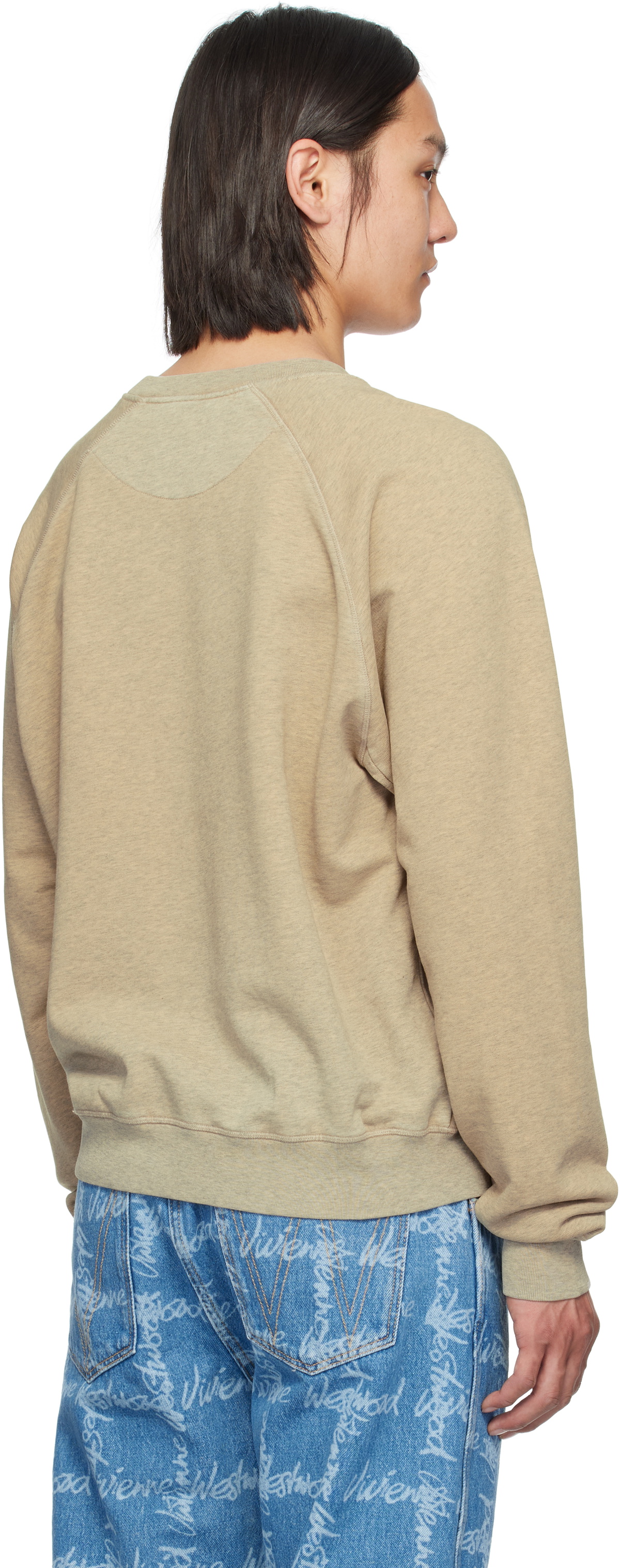 Vivienne Westwood Beige Overdye Raglan Sweatshirt