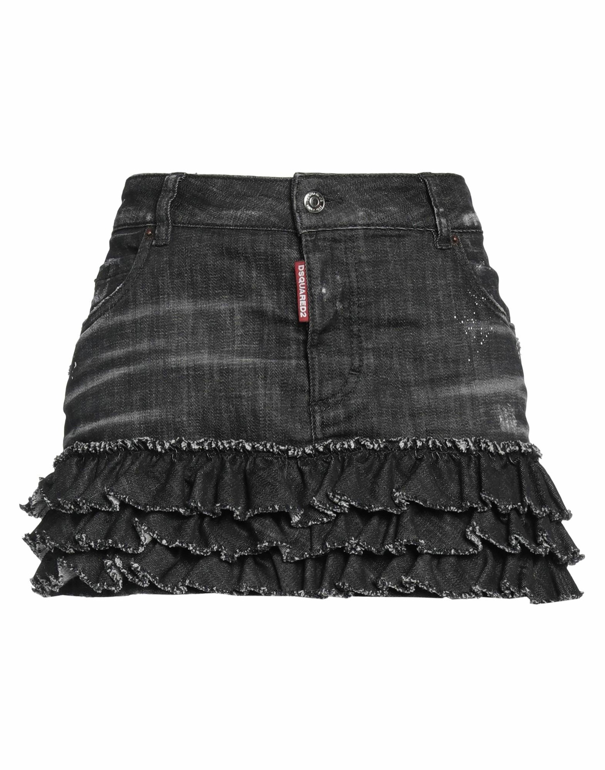Dsquared2 Womens Denim skirt in Black