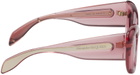 Alexander McQueen Pink Cat-Eye Sunglasses