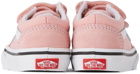 Vans Baby Pink Old Skool V Sneakers