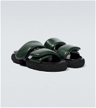 Dries Van Noten - Padded leather sandals