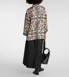 'S Max Mara Adria printed silk shirt