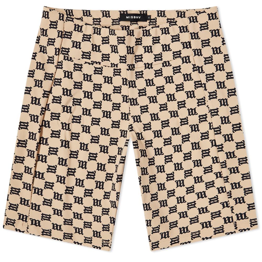 Shorts MISBHV Monogram Biker Shorts Black/ Beige