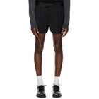 Entire Studios Black Compact Shorts
