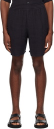 True Tribe Navy Smooth Steve Shorts