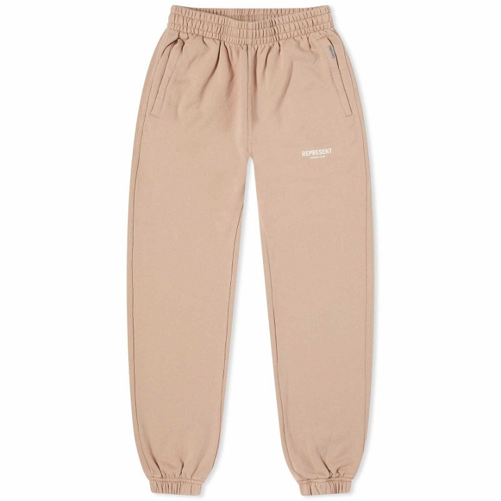 Photo: Represent Owners Club Sweat Pant in Stucco