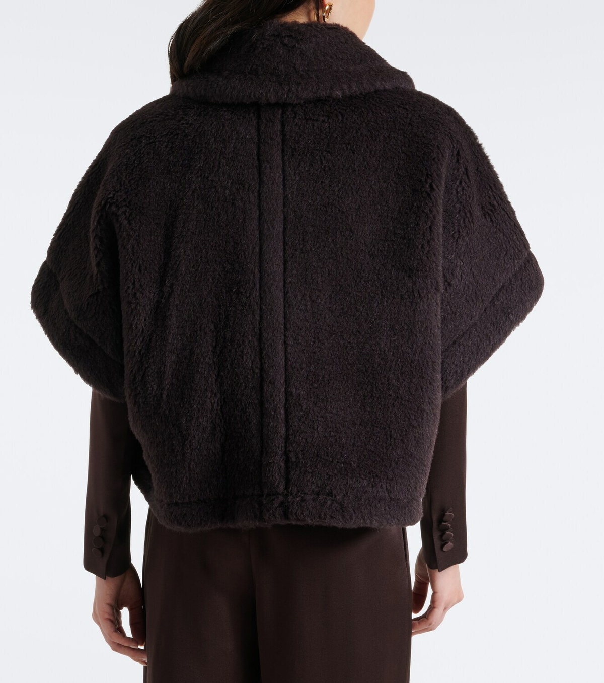 Max Mara Wool and silk teddy jacket