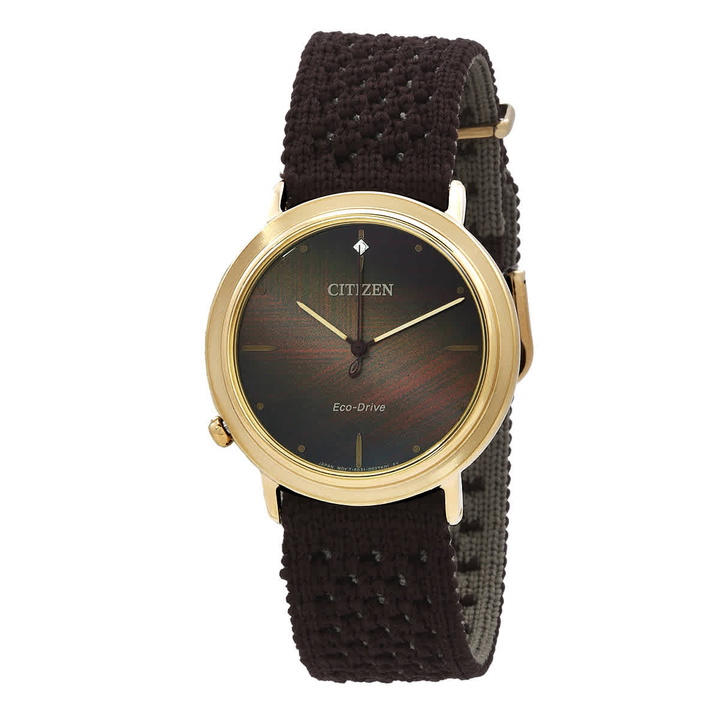 Photo: Citizen L Ambiluna Eco-Drive Brown Dial Ladies Watch EM1003-48X