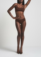 Skims Stretch-jersey Briefs Brown