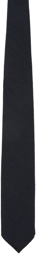 Photo: Brioni Black Striped Tie